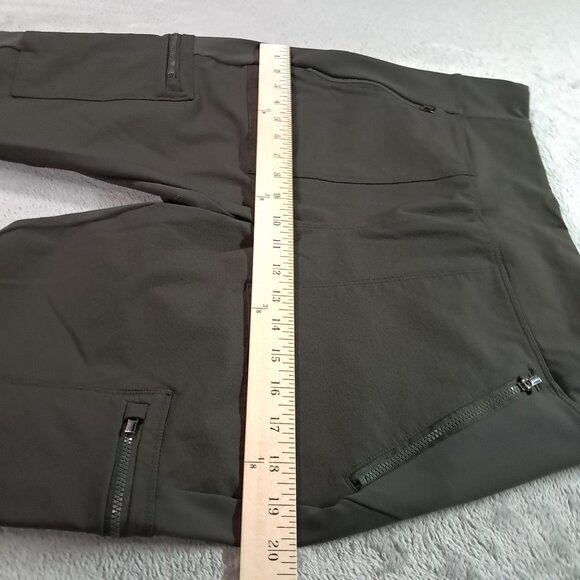 Athleta Pant Women's 14 Headlands Hybrid Cargo II Tight Legging Green Outdoor - Picture 9 of 16